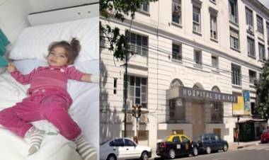  EL TALITA,SAN LUIS : UNA PEQUEÑA CON LEUCEMIA TIENE QUE SER TRASLADADA AL HOSPITAL GUTIERREZ Y PIDEN AYUDA.