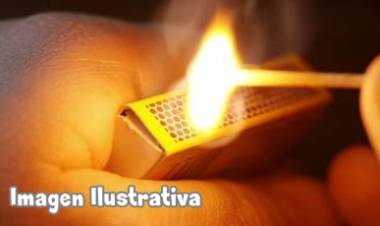 LUYABA : APREHENSIÓN DE MENOR POR INCENDIO.