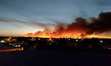 SANTA ROSA DEL CONLARA, SAN LUIS : INCENDIO EN LA JORNADA DEL SÁBADO 02 DE OCTUBRE.