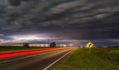 FOTOGRAFIÓ EN SAMPACHO UNA DE LAS TORMENTAS MÁS PELIGROSAS .