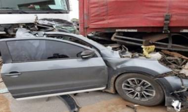 AUTOPISTA CÓRDOBA-ROSARIO : POR EL TEMPORAL, CHOCARON AUTOS Y CAMIONES - GALERÍA DE IMÁGENES.