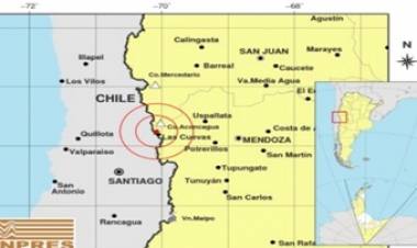 UN FUERTE SISMO SE SINTIÓ CON INTENSIDAD EN LA ZONA DE CUYO, EN LA MADRUGADA DEL MIÉRCOLES 03 DE NOVIEMBRE.