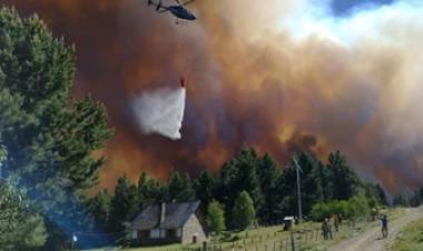 ALUMINÉ, NEUQUÉN : GRAN INCENDIO FORESTAL EN NUESTRA PATAGONIA.