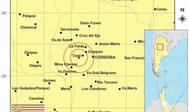 TEMBLOR EN CÓRDOBA : FUE DE 3,3 GRADOS EN LA MADRUGADA DEL DOMINGO 08 DE MAYO.