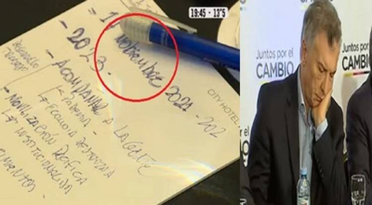 "NOBIEMBRE" : LAS REDES SOCIALES SE BURLAN DE MAURICIO MACRI, POR SUS ERRORES ORTOGRÁFICOS.
