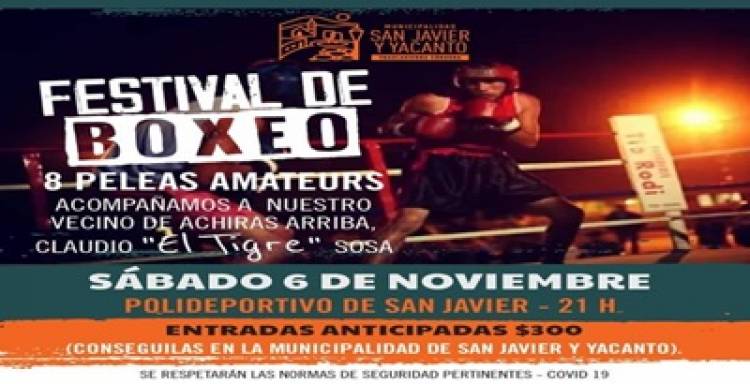 SAN JAVIER, TRASLASIERRA : POR PRIMERA VEZ FESTIVAL DE BOXEO.