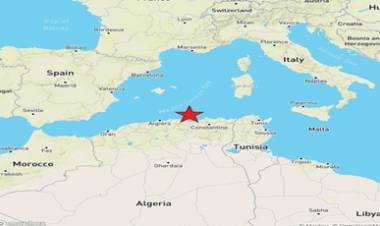 SISMO DE 6 GRADOS EN LA COSTA DE ARGELIA,EN LA NOCHE DEL MIÉRCOLES 17 DE MARZO.