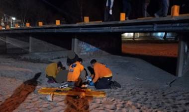 MENOR CAYÓ DEL PUENTE CENTRAL EN MINA CLAVERO.