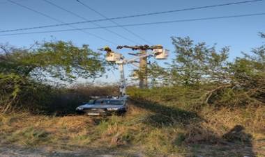 TRASLASIERRA : 2 MIL METROS DE NUEVALÍNEA, REPOTENCIACIÓN Y OTROS TRABAJOS CONCRETADOS EN LA COSTA DURANTE EL CORTE DEL DOMINGO.