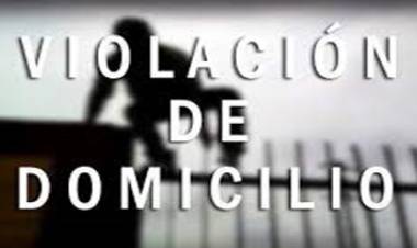 VILLA DOLORES : DETENIDO EN FLAGRANCIA POR VIOLACIÓN DE DOMICILIO, LESIONES LEVES Y AMENAZAS EN EL MARCO LEY VIOLENCIA FAMILIAR.