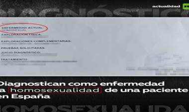  REVUELO MÉDICO POR DIAGNOSTICAR, "ENFERMEDAD ACTUAL : "HOMOSEXUAL".