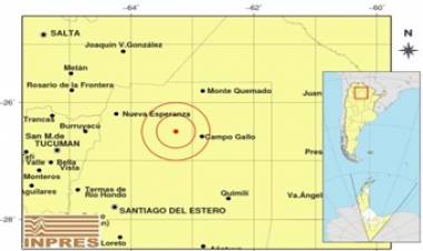 UN SISMO DE MAGNITUD 5,4 SACUDIÓ A SANTIAGO DEL ESTERO.