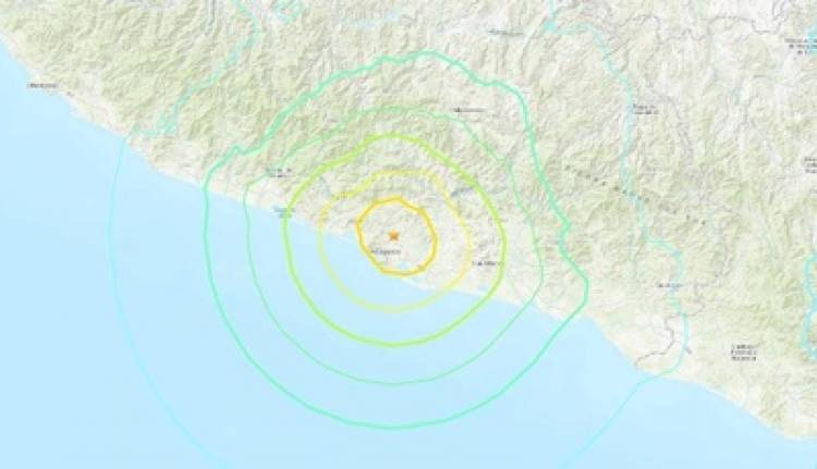 SE REGISTRÓ UN SISMO DE MAGNITUD 7,0 GRADOS EN EL SUR DE MÉXICO.