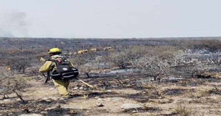 UNA BUENA NOTICIA : EL FRENTE QUE SE MANTENÍA ACTIVO EN GUASAPAMPA, DEPARTAMENTO MINAS, FUE CONTENIDO.