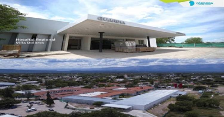 VILLA DOLORES : INAUGURAN LA AMPLIACIÓN Y REMODELACIÓN DEL HOSPITAL REGIONAL.